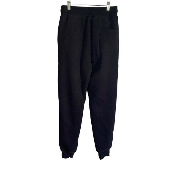 Reoria Thick Sherpa Lined Black Jogger Sweatpants with Pockets Women's Small NEW - Picture 2 of 7